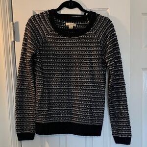 G.H. Bass & Co. Black and White Crew Neck Sweater (2010’s)